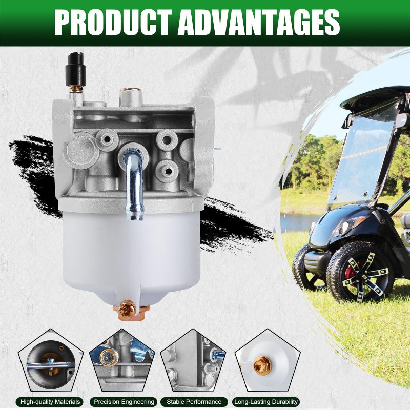 QAZAKY 350cc Carburetor Fuel Pump Compatible with EZGO Golf Cart Gas 4-Cycle Robin Engine Workhorse ST350 Carb 72558-G01 72558-G05 72840-G02 72873-G01 17559 520-184 MPT TXT ST-Sport Shuttle Series - Image 3